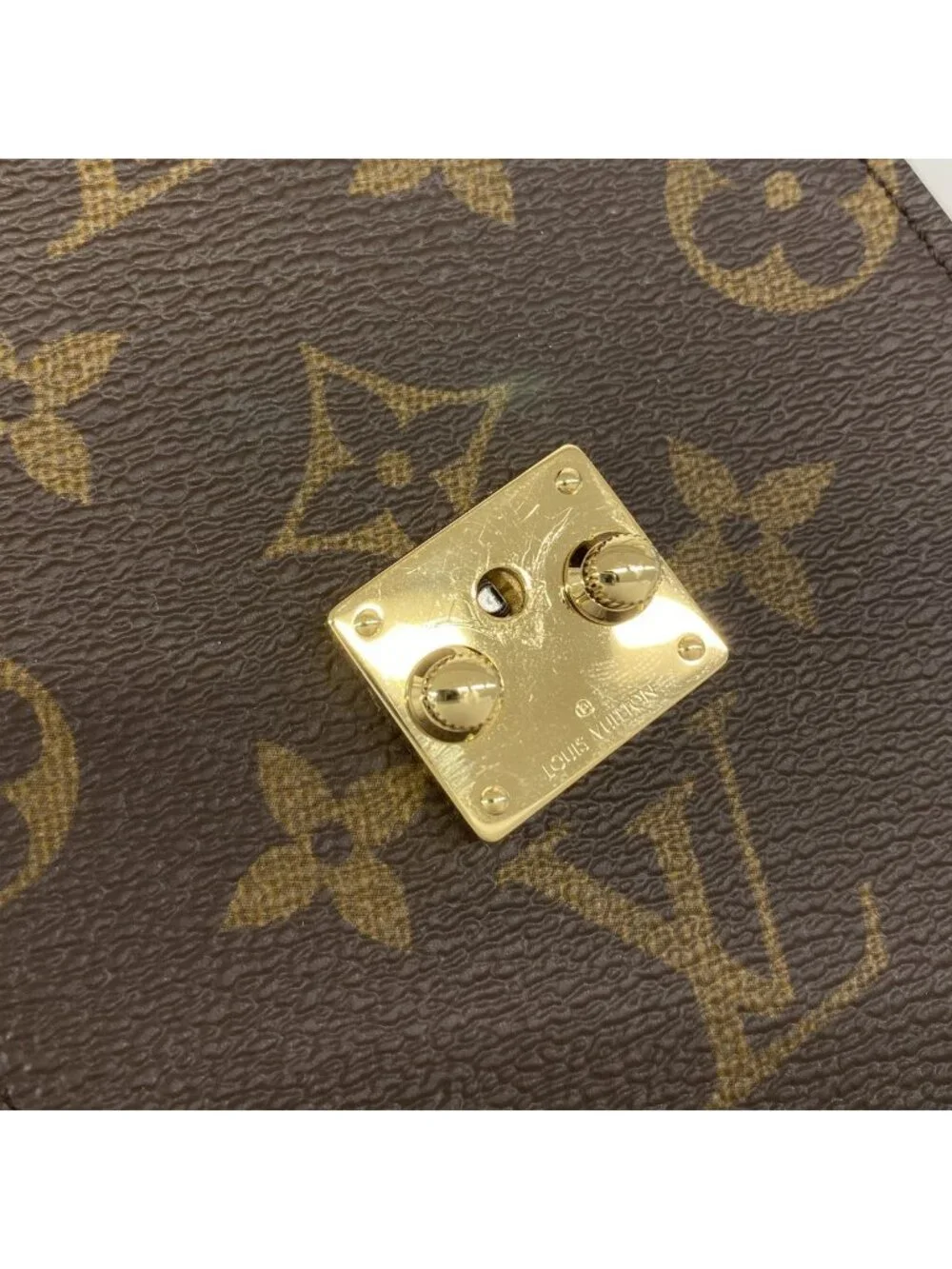Louis Vuitton Shoulder Bag Monogram Phone Pouch Metis Brown